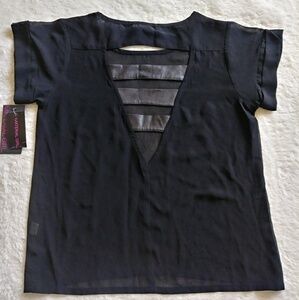 Sheer Black Top